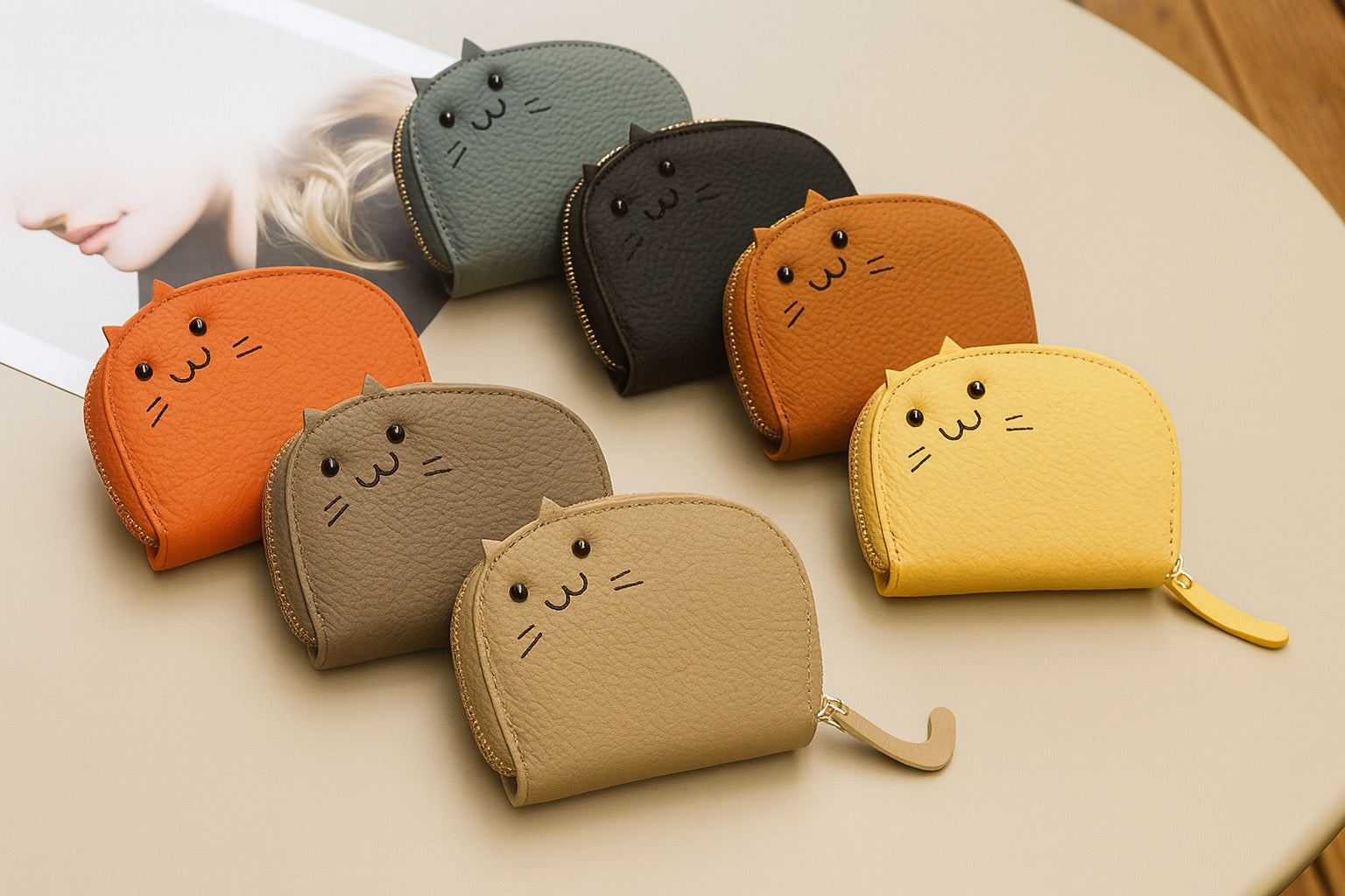 Cute Cat Card Holder