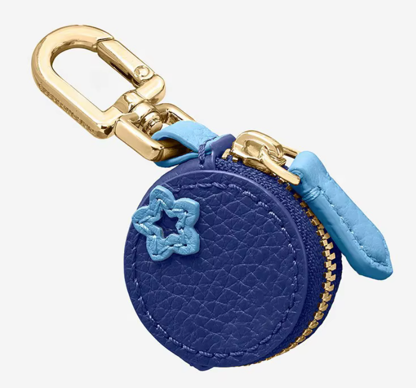 Fruit Shaped Leather Coin Purse Keychain