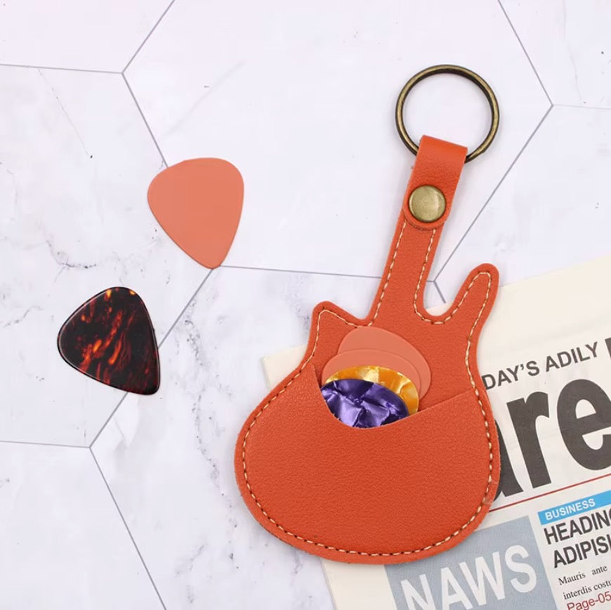 Guitar Pick Holder Keychain