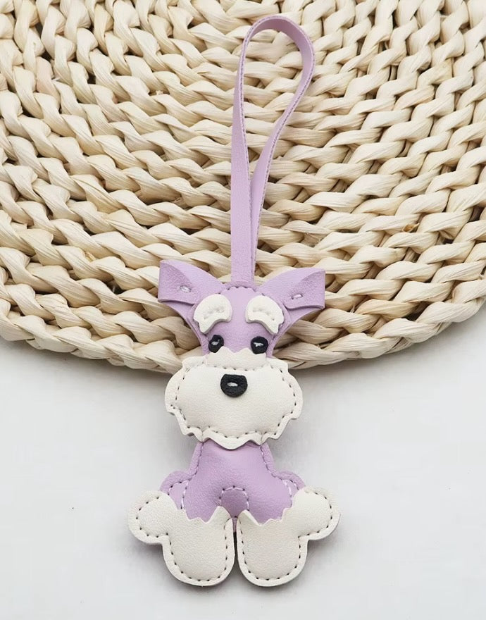 Schnauzer Dog Bag Charm