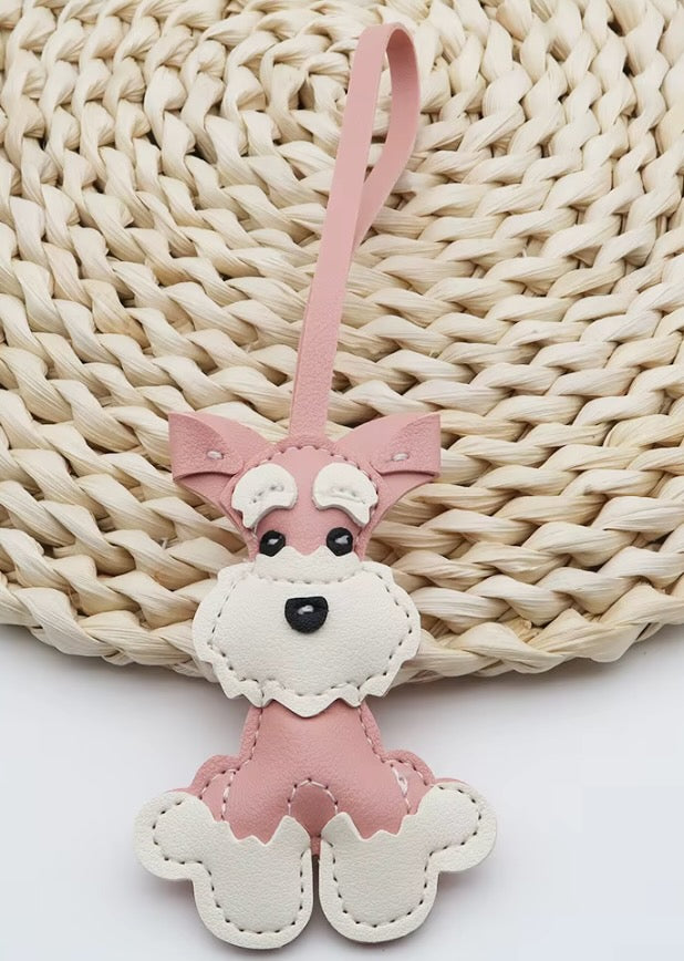 Schnauzer Dog Bag Charm