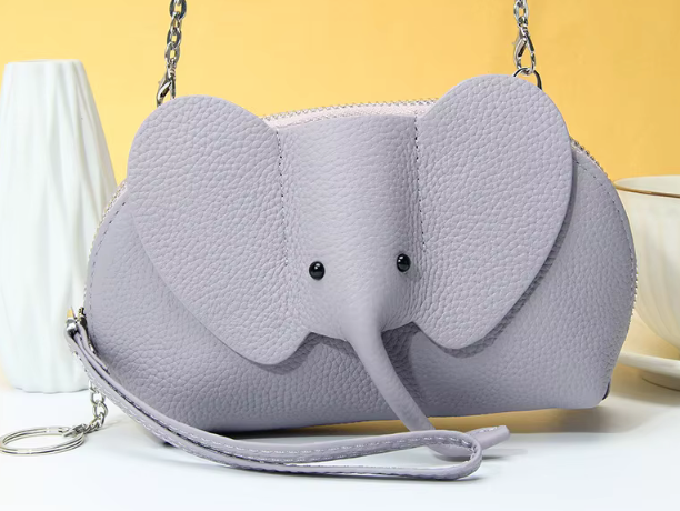 Elephant Purse with Chain