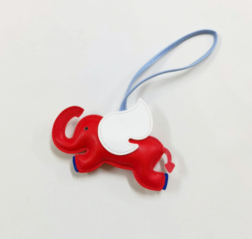 Flying Elephant Bag Charm