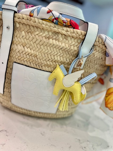 Soft Lambskin Flying Horse Bag Charm