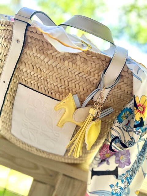 Soft Lambskin Flying Horse Bag Charm