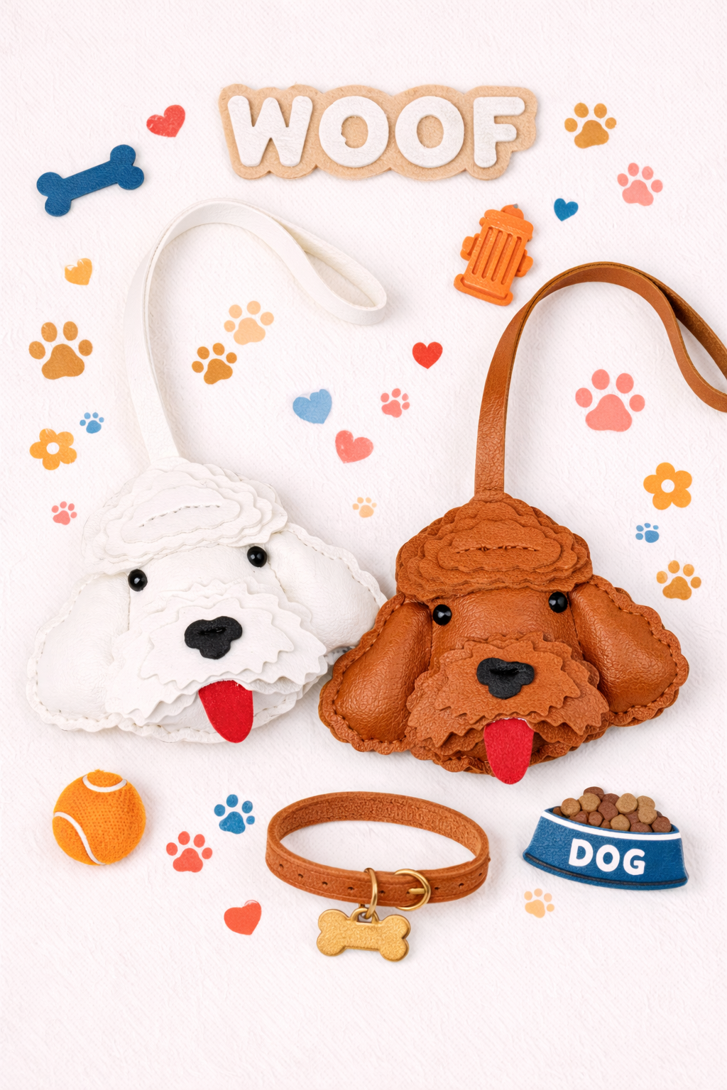 Fluff & Fetch Poodle Bag Charm