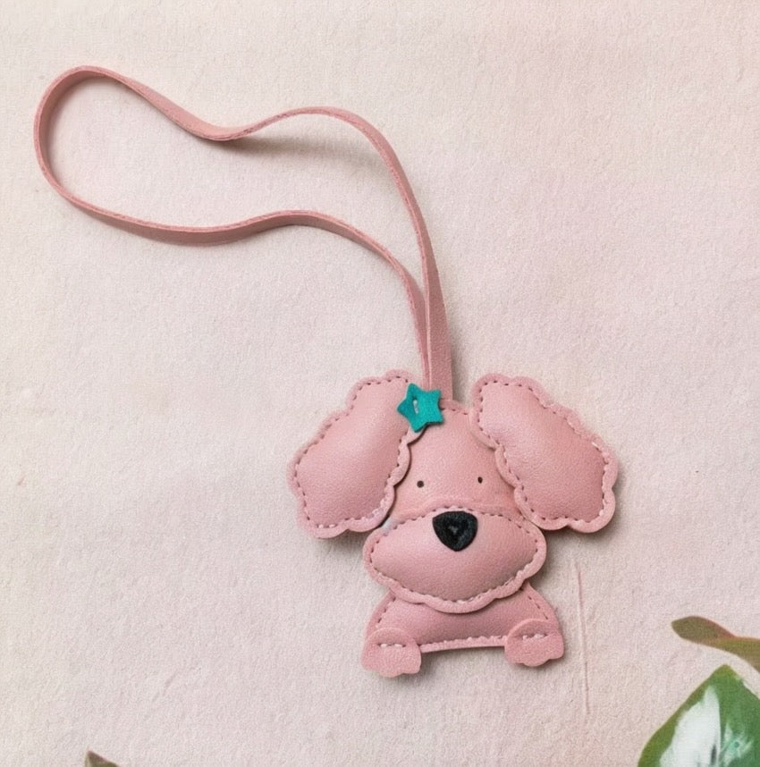 Bichon Dog Bag Charm