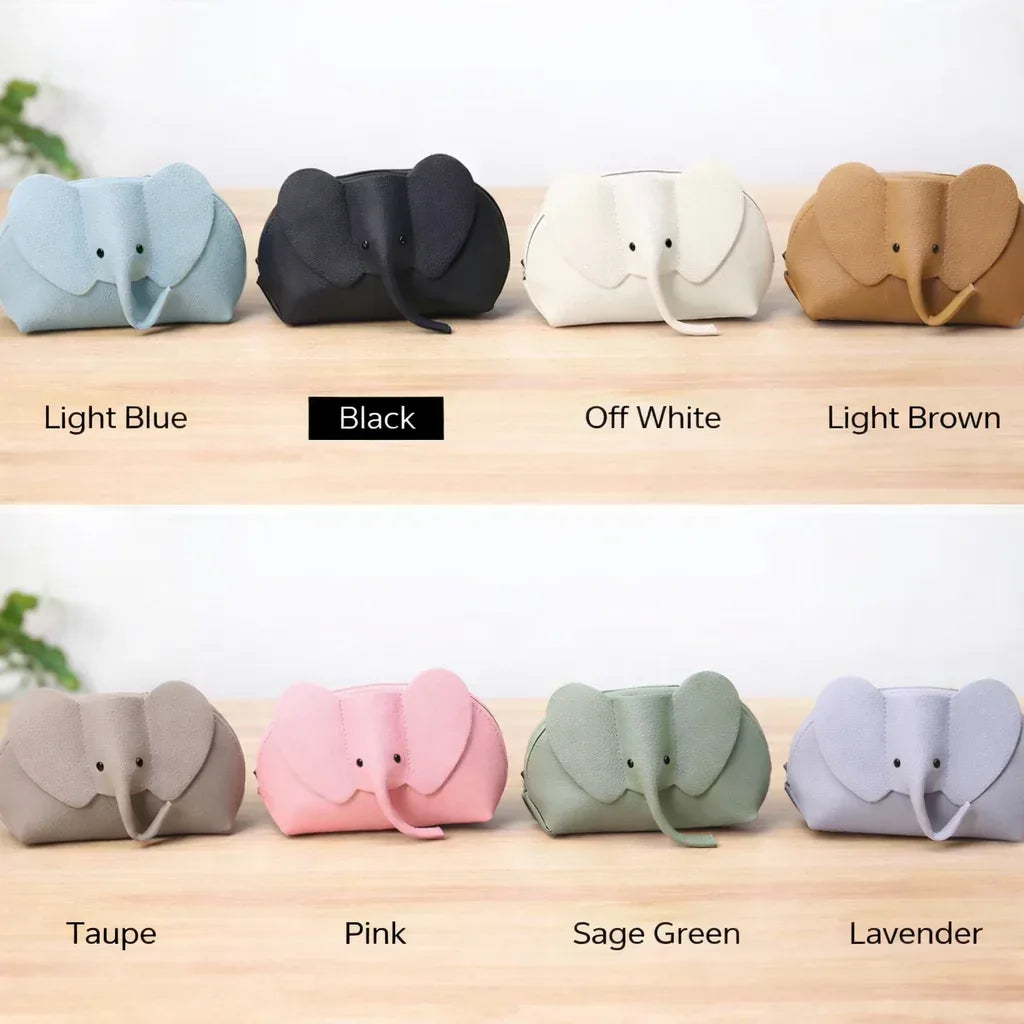 Trunk Love Elephant Purse Collection – Genuine Leather Elephant Crossbody Mini Bag, Cute Animal Purse, Gift for Elephant Lovers - Roxy's Collectables
