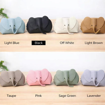 Trunk Love Elephant Purse Collection – Genuine Leather Elephant Crossbody Mini Bag, Cute Animal Purse, Gift for Elephant Lovers - Roxy's Collectables