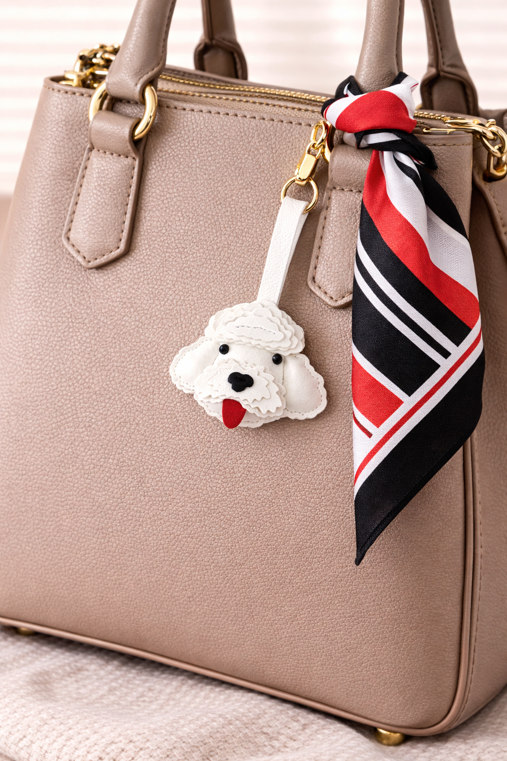 Fluff & Fetch Poodle Bag Charm