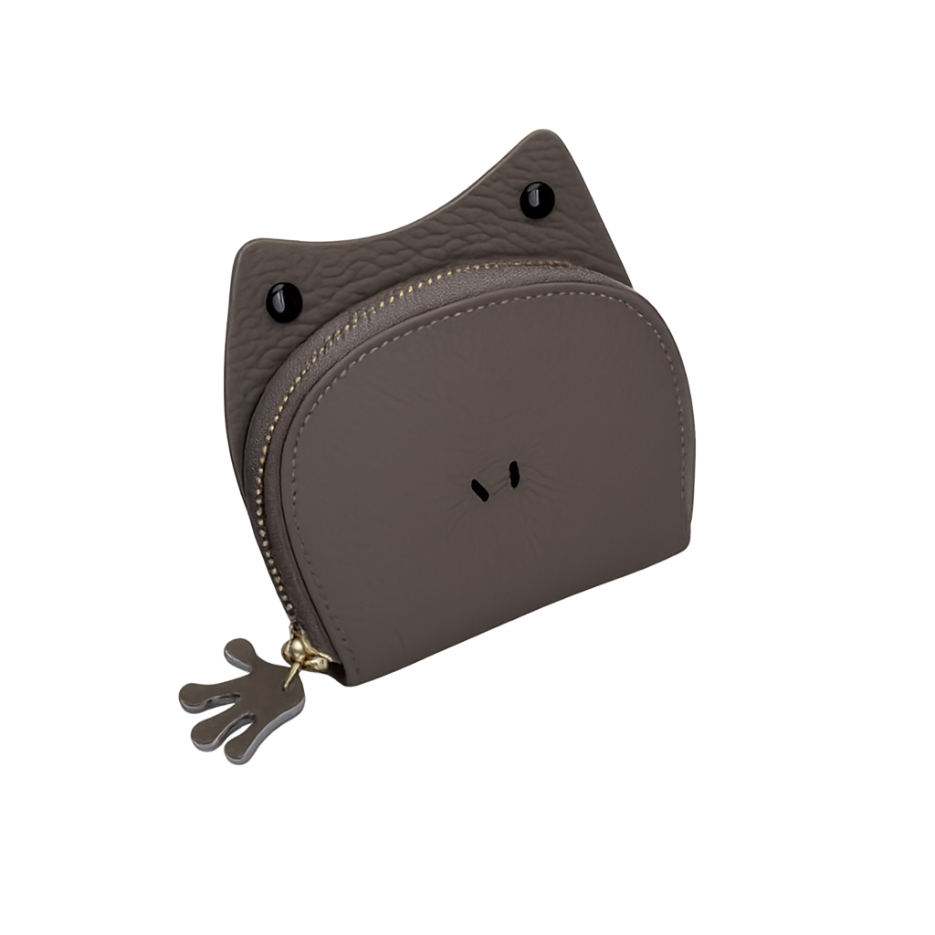 Hop & Hold Frog Card Holder – Cute Leather Frog Wallet, Mini Coin & Card Pouch, Whimsical Gift for Frog Lovers