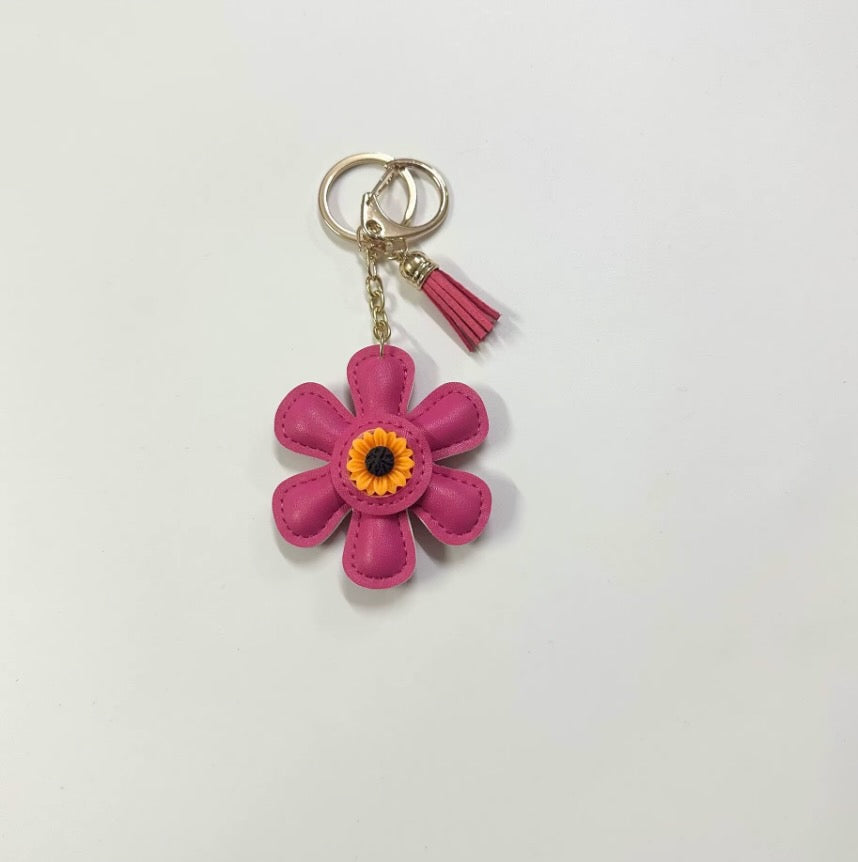 Daisy Flower Bag Charm
