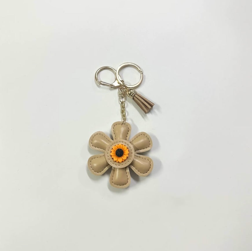Daisy Flower Bag Charm