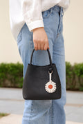Double Daisy Bag Charm