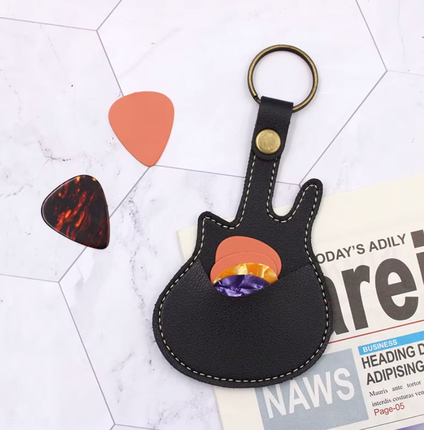 Guitar Pick Holder Keychain