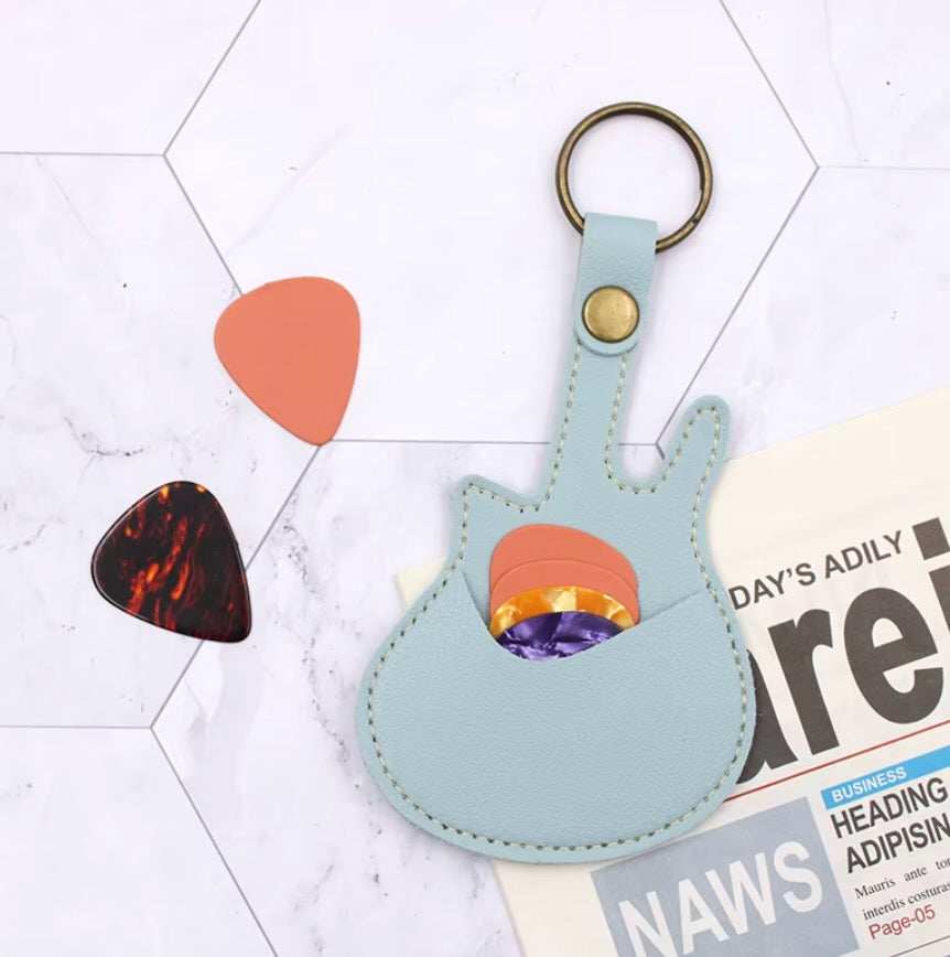 Guitar Pick Holder Keychain