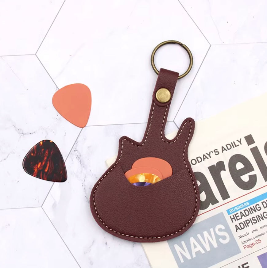 Guitar Pick Holder Keychain