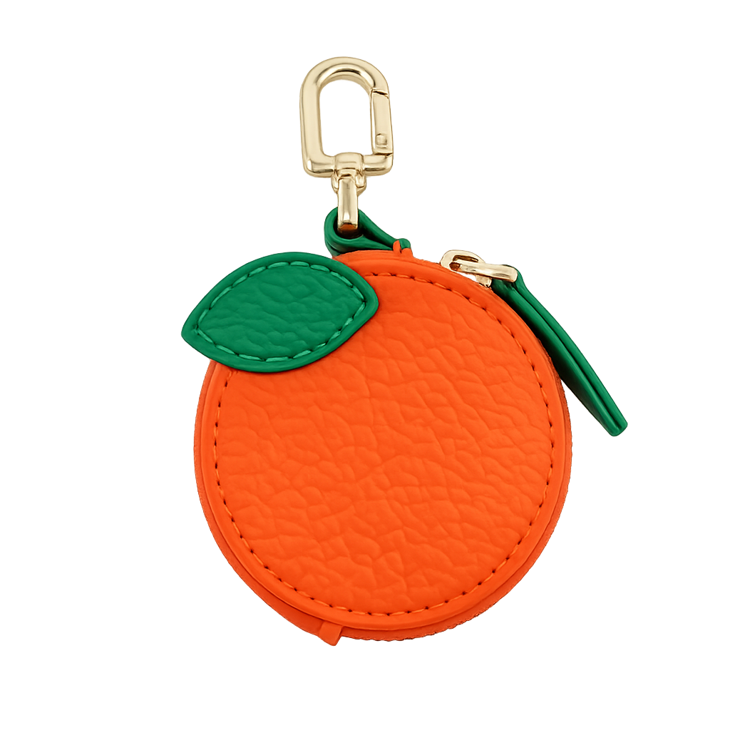 Little Fruit MinisTM Coin Purse | Mini Fruit Coin Pouch Keychain | Strawberry Peach Orange Blueberry Bag Charm