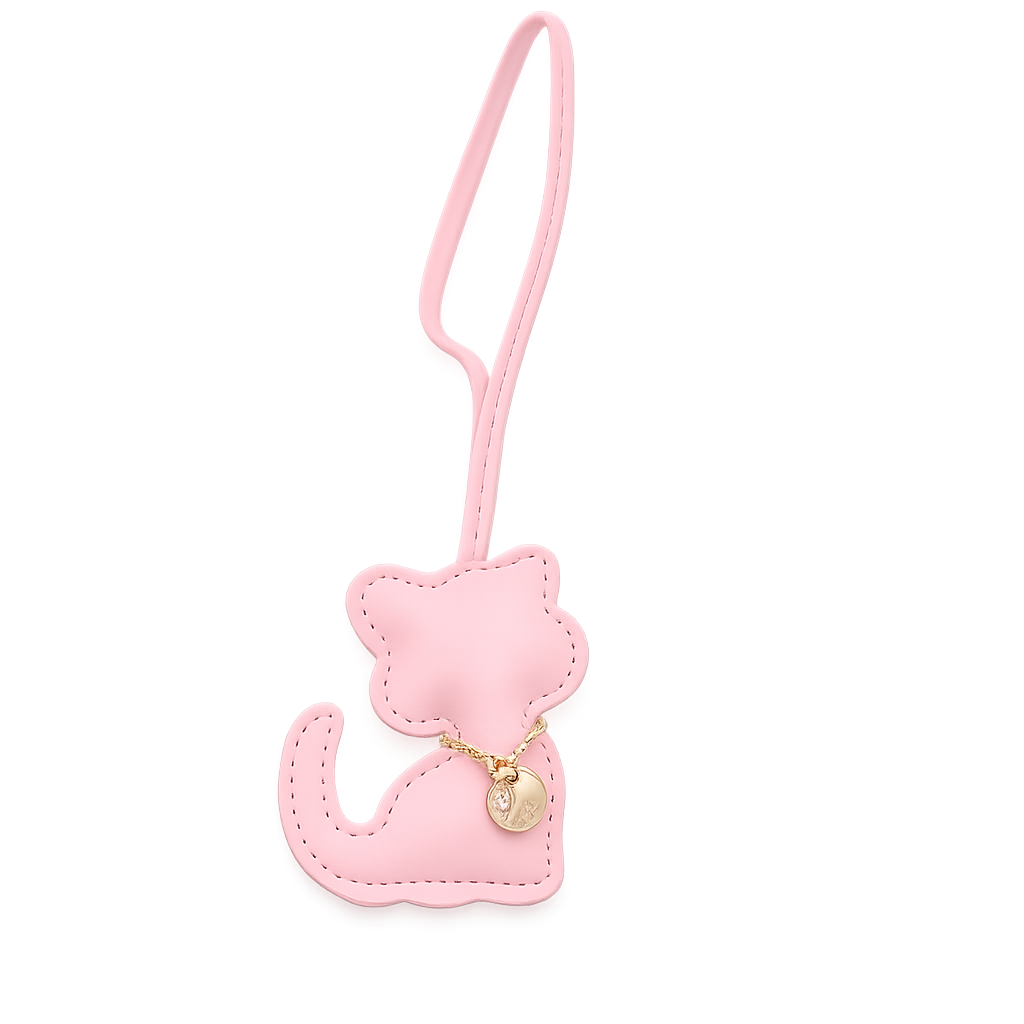 Cozy Kitty – Handmade Leather Kitten Bag Charm | Cute Cat Purse Charm | Kawaii Cat Accessory | Gift for Cat Lovers