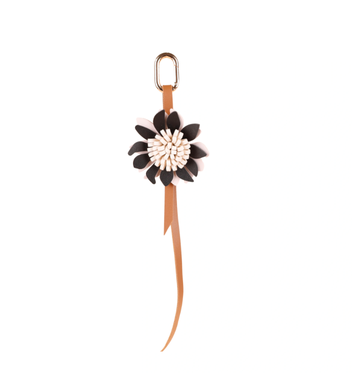  Autumn Rosette Charm on white background.