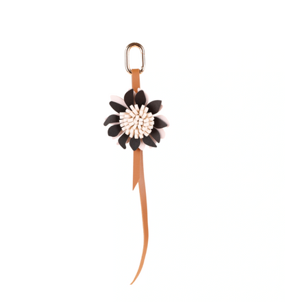  Autumn Rosette Charm on white background.
