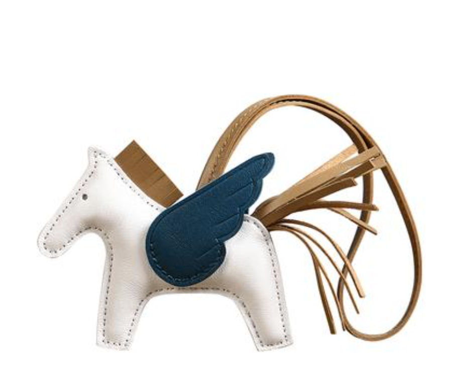 Soft Lambskin Flying Horse Bag Charm