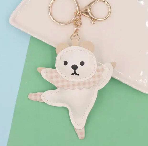 Dancing Bear Soft Leather KeyChain – Roxy's Collectables